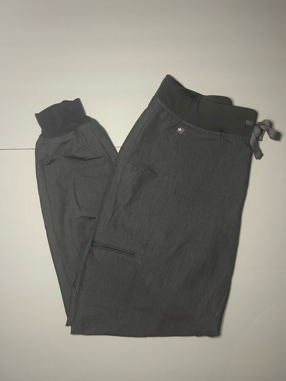 Figs Women's Charcoal Gray Track Joggers